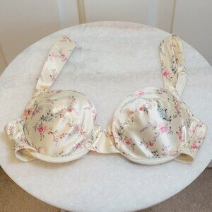 Victoria's Secret Yellow Floral Bra 34B
